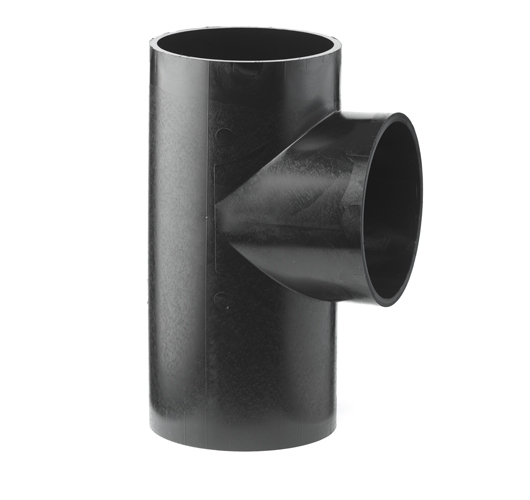 75 x 75 mm x 88,5° Grenrør sort PEH Geberit