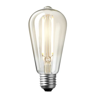 Pære LED 2W Drop Deluxe Mørktonet Glas Ø64