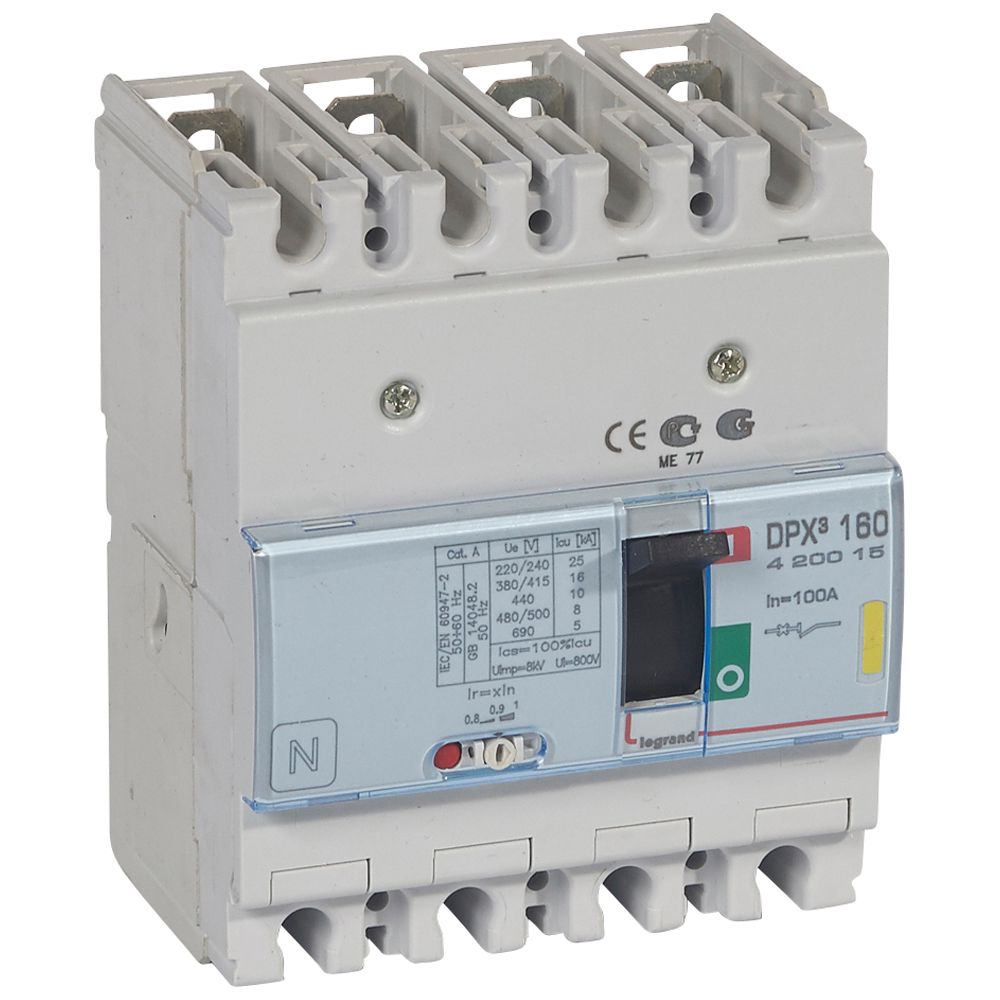 DPX 160 MAKSI TM 100A 4P 16KA