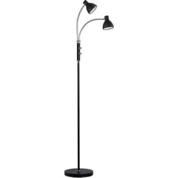 HUDSON Gulvlampe LED 2L GU10, sort