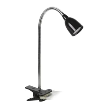 Klemspot Kobra Sort Led