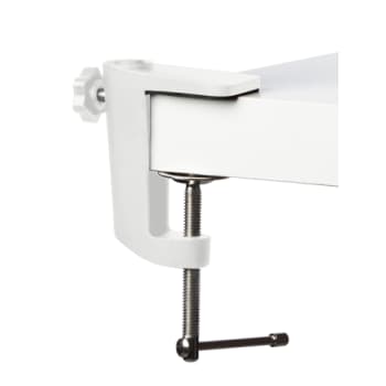 Bordklemme til led/office arkitektlampe, hvid