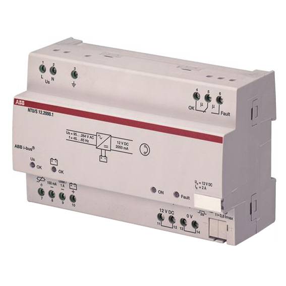 KNX UPS STRØMFORS. 12V DC MDRC