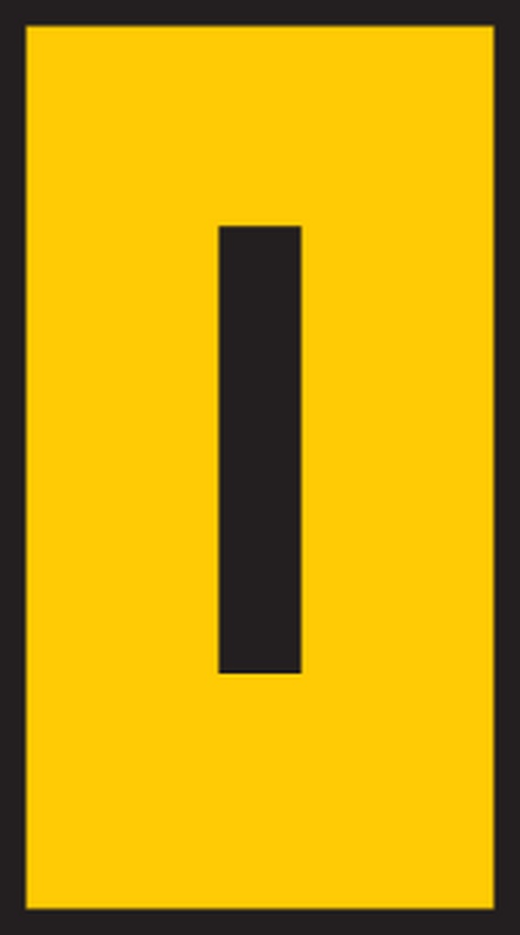 LEDNINGSMÆRKE WIC1 I GUL