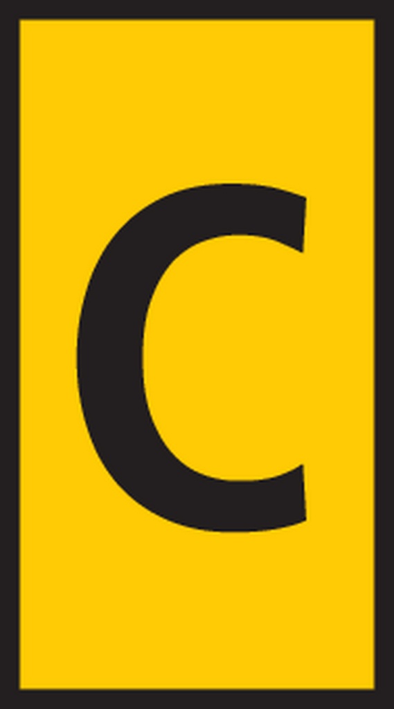 LEDNINGSMÆRKE WIC1 C GUL