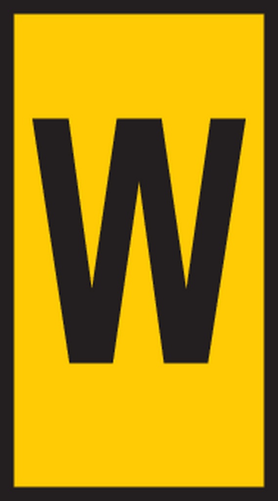 LEDNINGSMÆRKE WIC2 W GUL