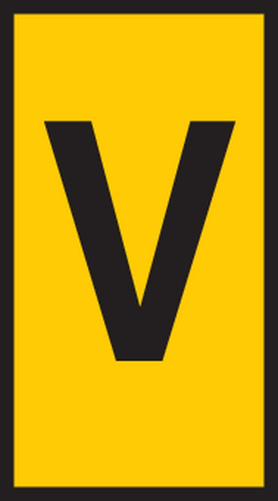 LEDNINGSMÆRKE WIC3 V GUL
