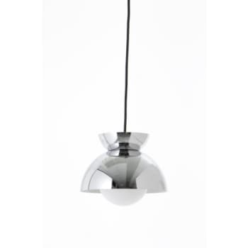 Butterfly metal pendel incl. canopy sort plastik E14 krom