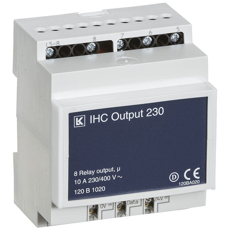 IHC Control® Output 230 V a.c.10 A med 8 udgange