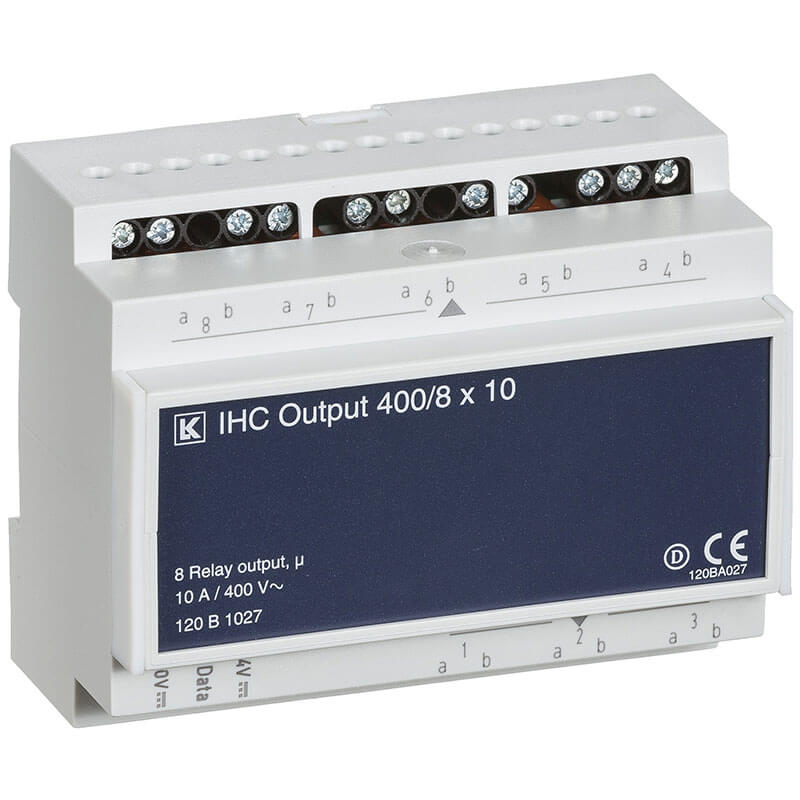 IHC  Output modul 8X10A 400VAC 8 udgange