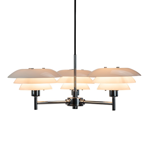 DL20 OPAL CHANDELIER LYSEKRONE