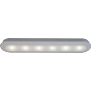 PUSH LONG LED Batterilampe hvid