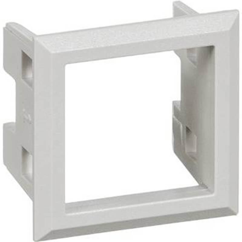Lexcom montageramme rj45 / rj11 grå