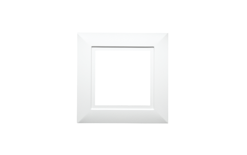 SOFT SQUARE RAMME 1XMODUL HVID