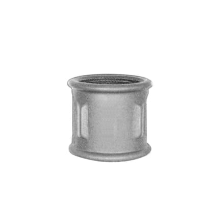 2.1/2" Sort randmuffe