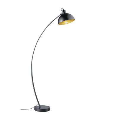Recife gulvlampe 1xE27 sort/guld