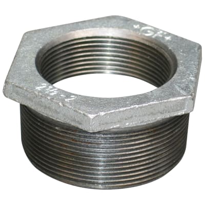1/4" x 1/8" Galvaniseret nippelmuffe