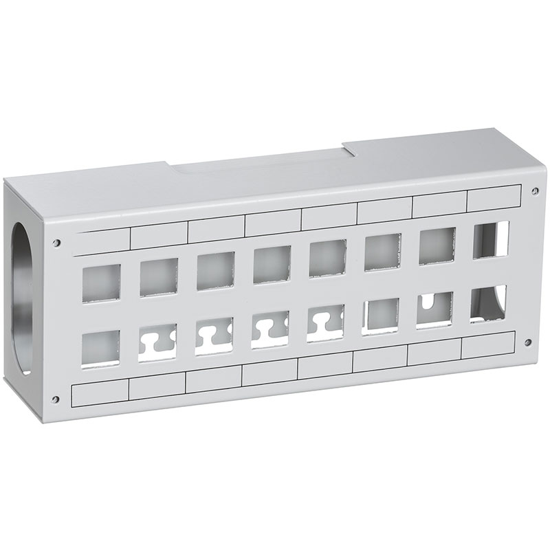 Patchbox For 16xRJ45 Lysegrå