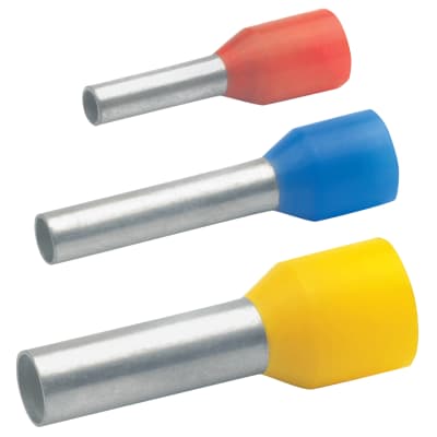 Terminalrør Isoleret 1,5 mm², L: 8/14 mm sort, DIN 46228 del 4