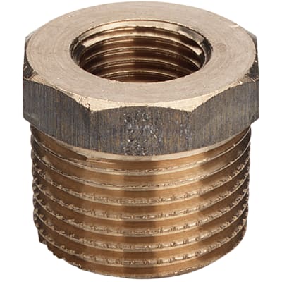3/8" x 1/8" nippelmuffe, rødgods Silicium Bronze