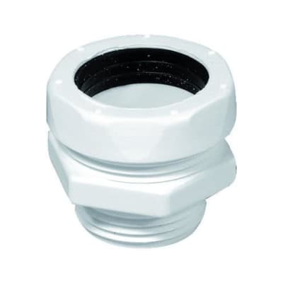 Overgangskobling 32 mm x 1" hvid