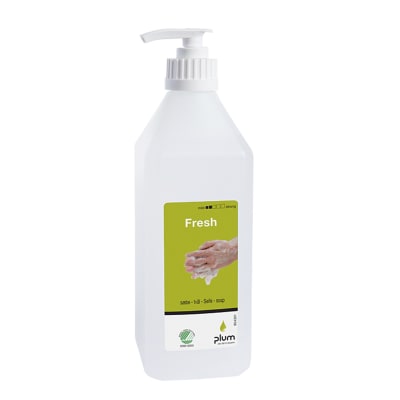 Plum Fresh flydende sæbe, med pumpe, 600 ml