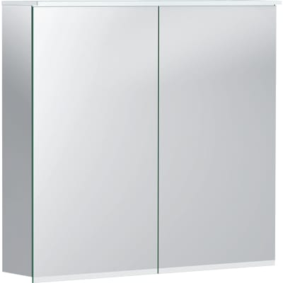 Ifö Option Plus spejlskab med lys, 2 låger 75x70x17.2cm