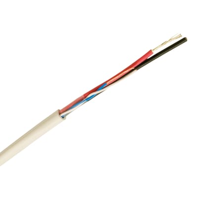 Signalkabel FLQQBR 2x1,0+1x2x0,22 hvid, S500
