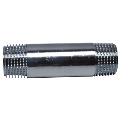1/2" x 30 mm Nippelrør krom Messing