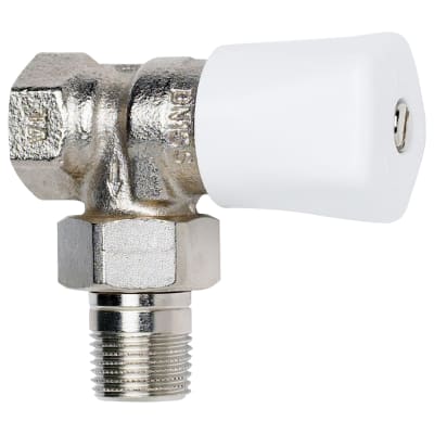 1/2" TA radiator ventil RVO-1 vinkelløbende