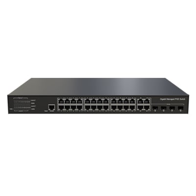 24-Port 10/100/1000 Poe Port 1-24 Support 30W
