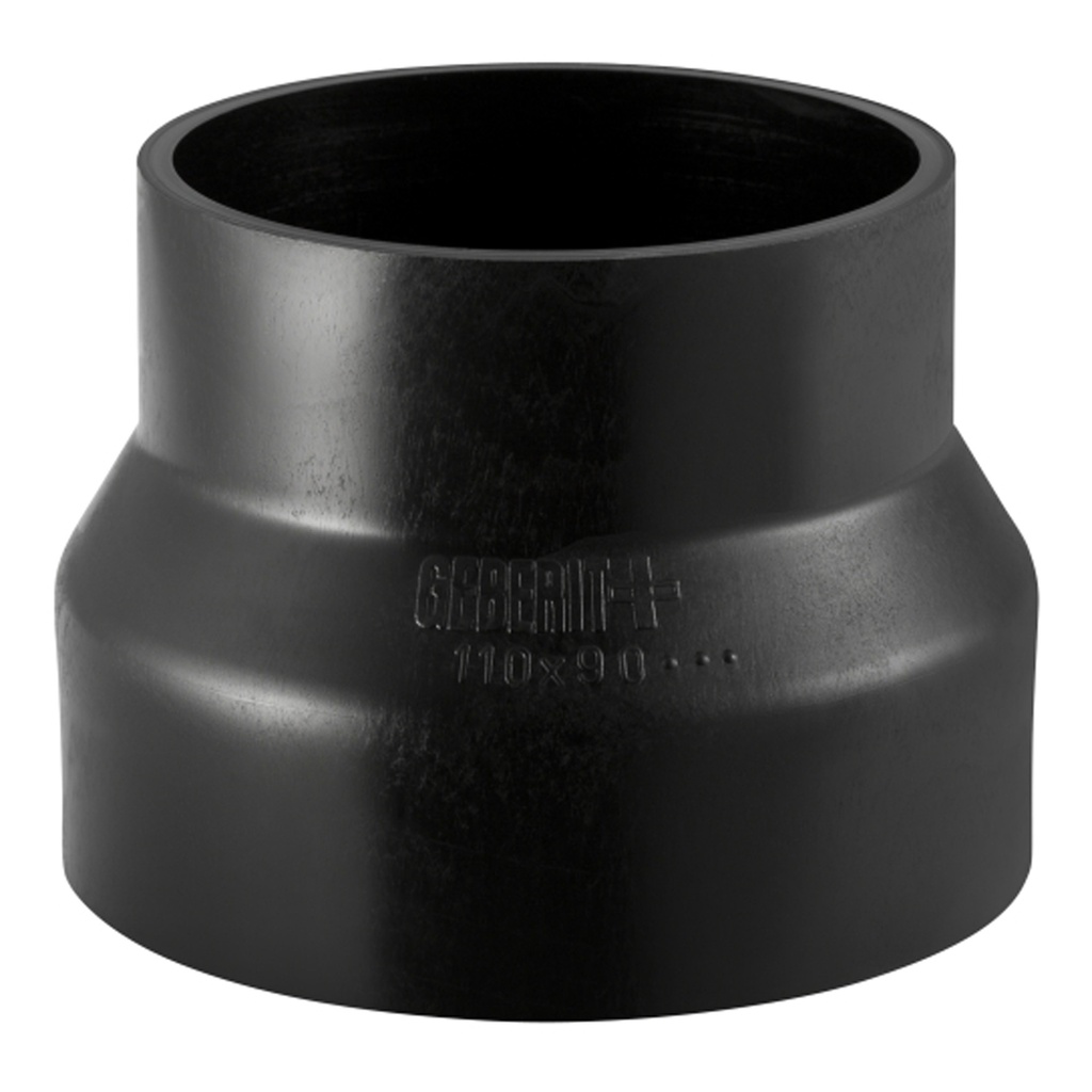 50 x 40 mm Reduktion centrisk sort PEH Geberit