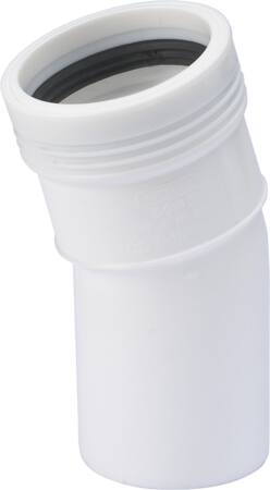WAVIN PP BØJN 15GR 32MM M/1MF HVID