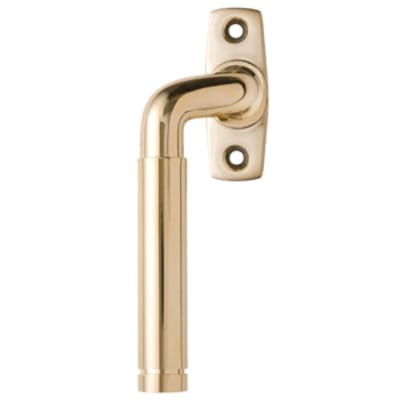 Vinduesgreb Skodsborg, venstre, 16mm, 7 x 7 x 55mm, messing pole