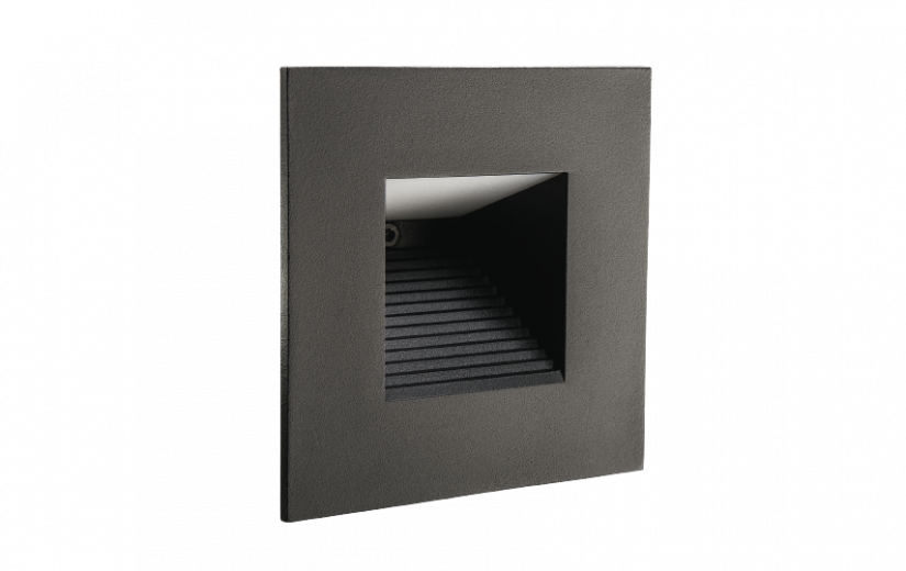 Vægarmatur Capella Isosafe LED 2W 830, 60 lumen, sort