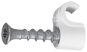 SKRUECLIPS, TORX PLUS, HVID, Ø 7-10 MM, 100 STK.
