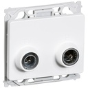 LK OPUS antenneudtag TV og R slutdåse TD301 - HV