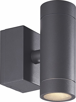 VÆGARMATUR EKLOF V, LED, MØRKEGRÅ, IP54