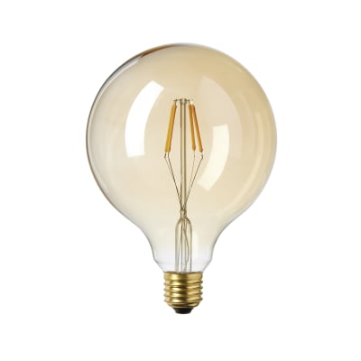 Pære LED Globe Basic Ø125 4W 2200K 300 lumen E27, gylden