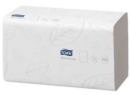 PAPIRHÅNDKLÆDER TORK H3 HVID ADVANCED