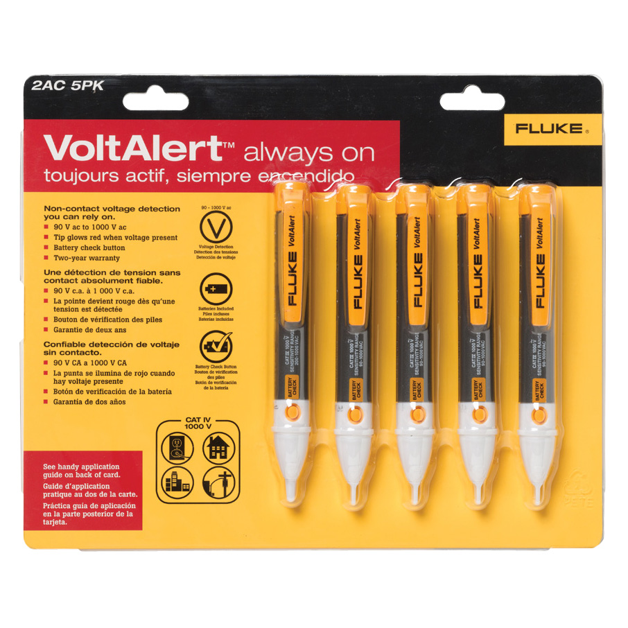 FLUKE SPÆNDINGSTESTER 2AC(5PK)