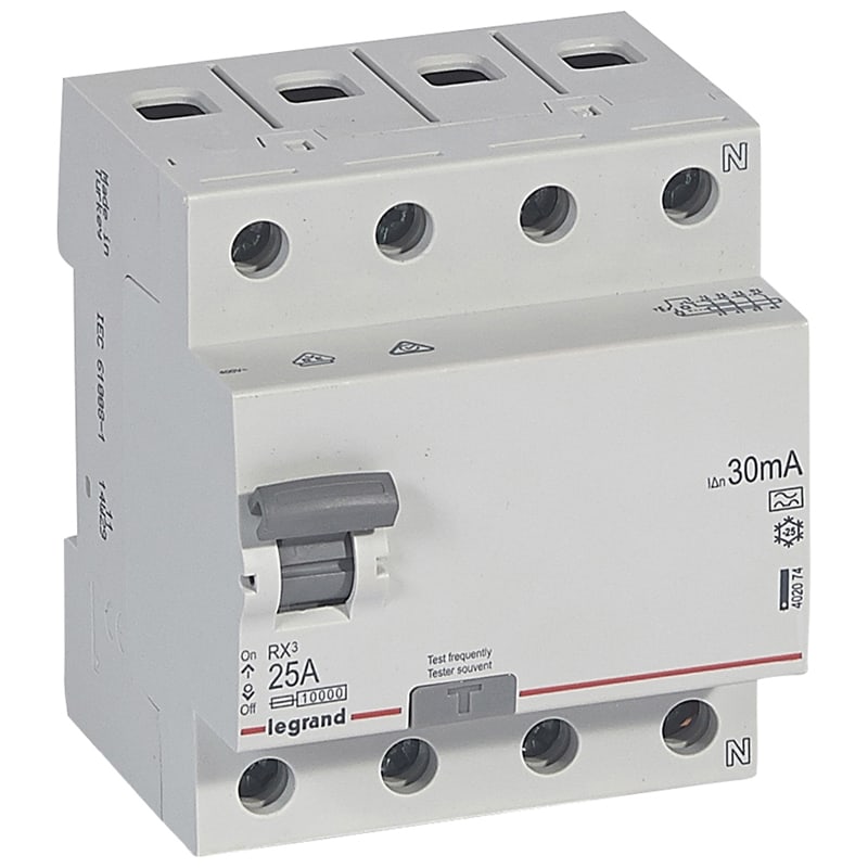 HPFI 4P 25A 30MA 10KA A RX3