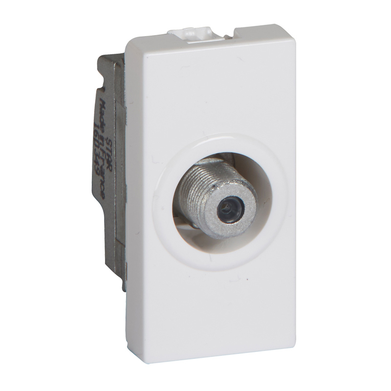 TV UDTAG F-CONNECTOR 1M HVID