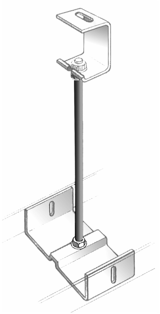 GEVINDSTANG M8 1000MM TF M8-RS