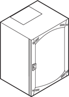 VÆGRACK 15HE 600X500X780 GD