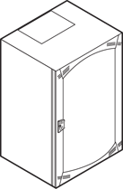 VÆGRACK 18HE 600X500X912 GL