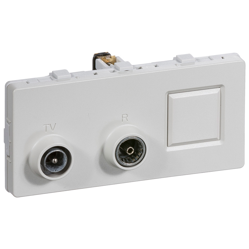 LK antenneudtag TV/R/RJ45 slutdåse TD301 - LG