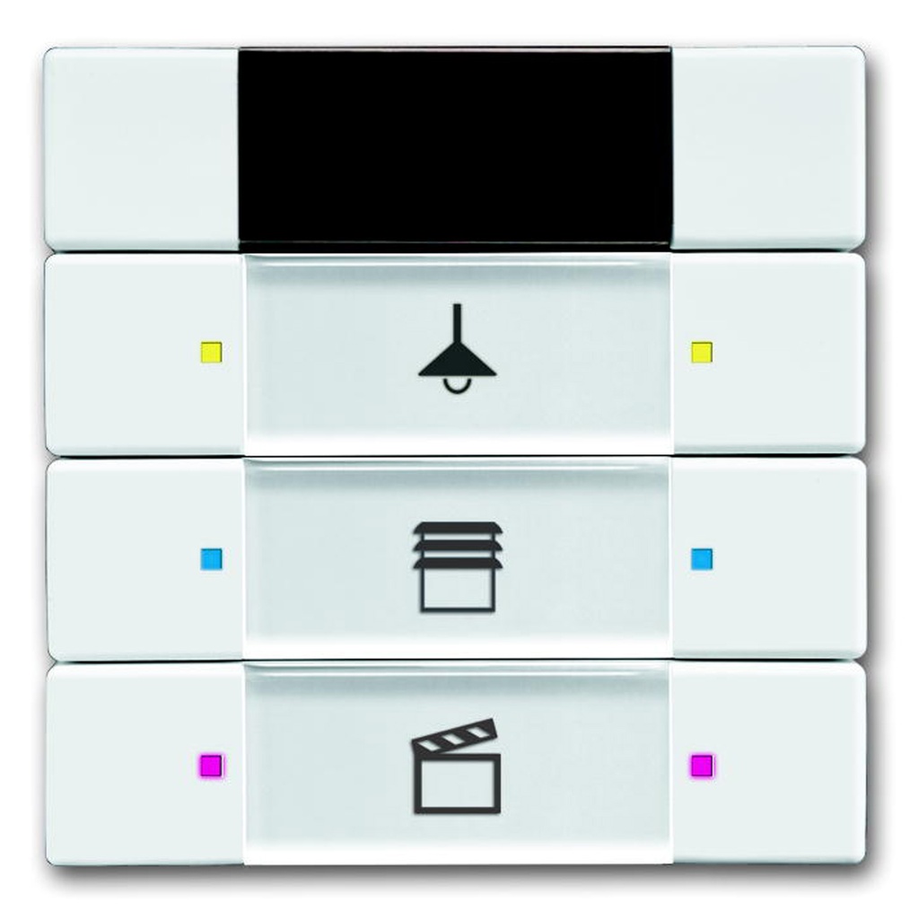 KNX RUMTERMOSTAT 3/6-TRYK HVID