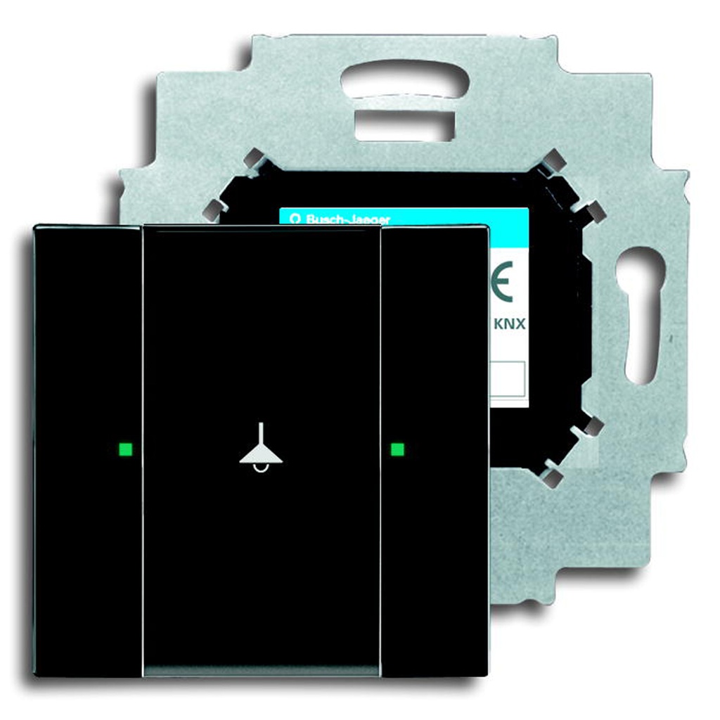 KNX KONTAKT 1-TRYK ANTRACIT