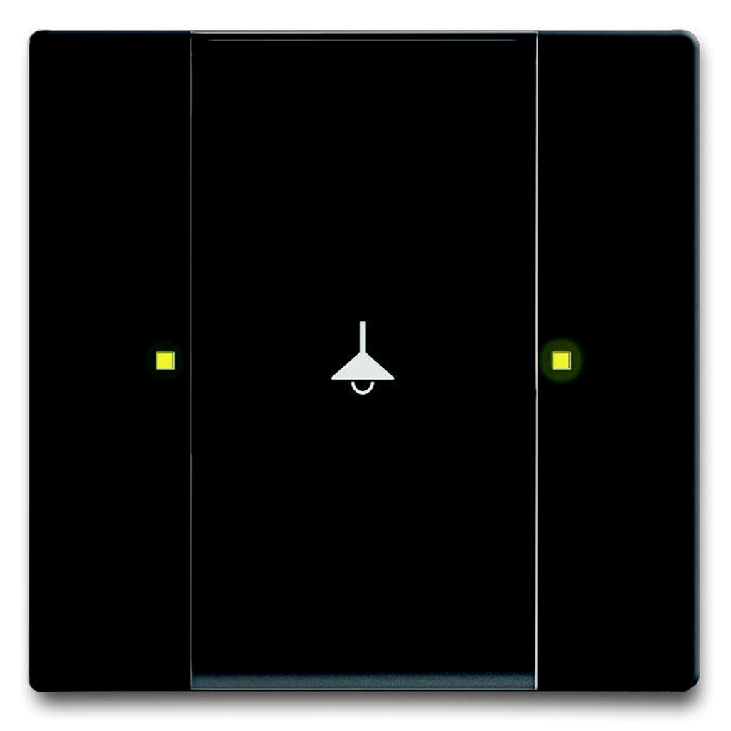 KNX KONTAKT 1/2-TRYK MAT SORT